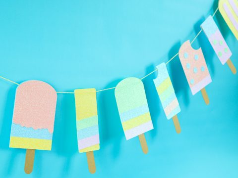 Image for Summer SVG File for a Popsicle Banner