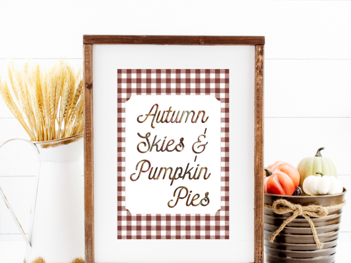 Image for AUTUMN SKIES & PUMPKIN PIES