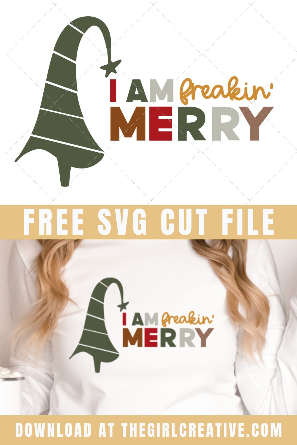 I am Freakin Merry Digital Design for Christmas