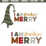 I am Freakin Merry Digital Design for Christmas