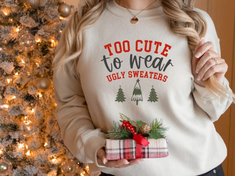 Ugly Christmas Sweater Digital Design