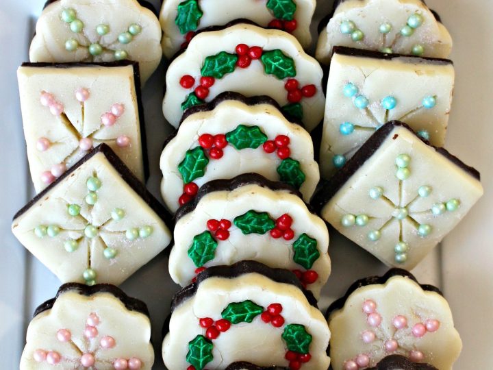 Image for Snowflake and Christmas Wreath Fudge