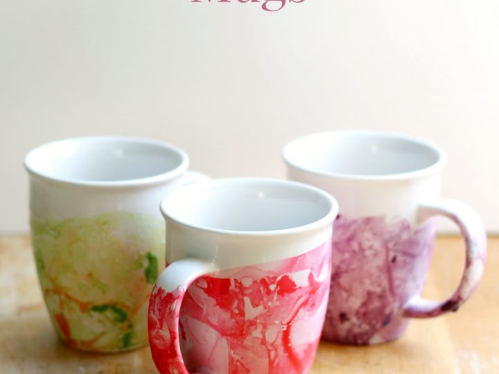 Image for DIY Marbled Nail Polish Mugs