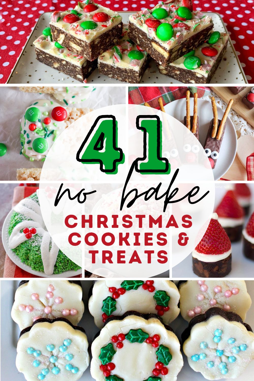 41 No Bake Christmas Cookies and Treats