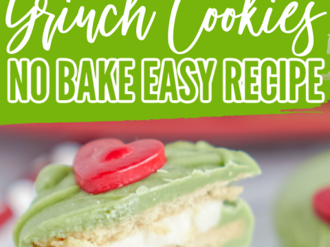Image for No Bake Grinch Cookies!
