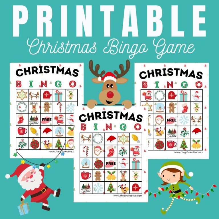 preview image of free printable christmas bingo cards