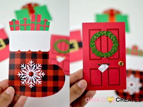 Image for How to make Christmas Gift Card Holders