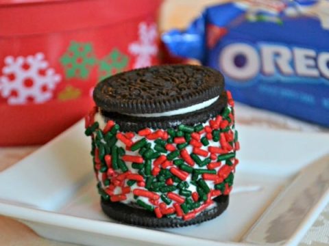 Image for Festive Oreo Ice Cream Sandwiches