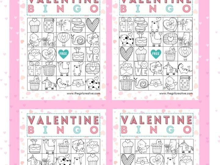 Free Bingo Game for Valentine's Day