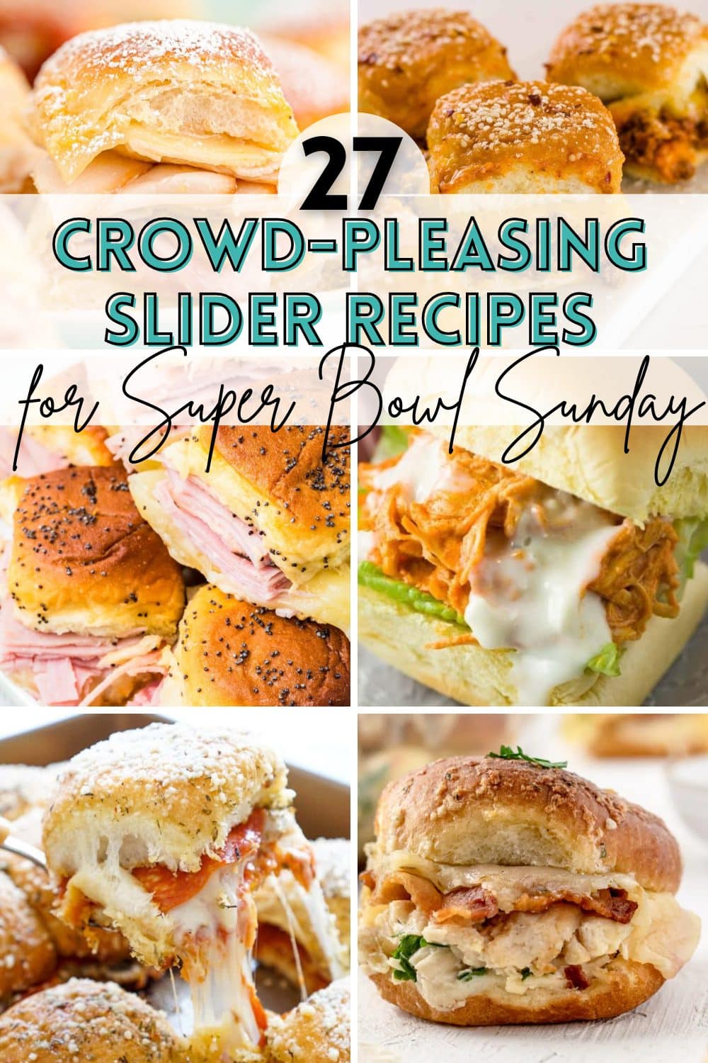 6 images of delicious slider recipes for Super Bowl Tailgating