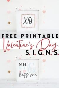 Free Printable Valentine Signs to Decorate Your Home With - The Girl ...