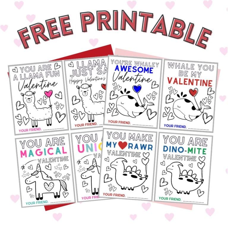 Valentines Day Coloring Cards Feature Image