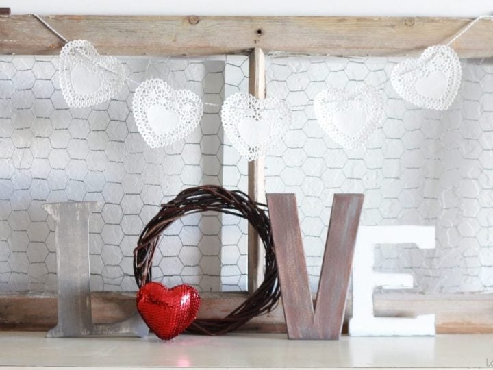 rustic LOVE letters lolly jane