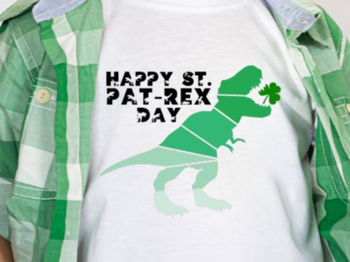 Dinosaur Tshirt for St. Pat-Rex Day