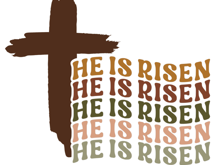 Diana He is Risen with Cross Design