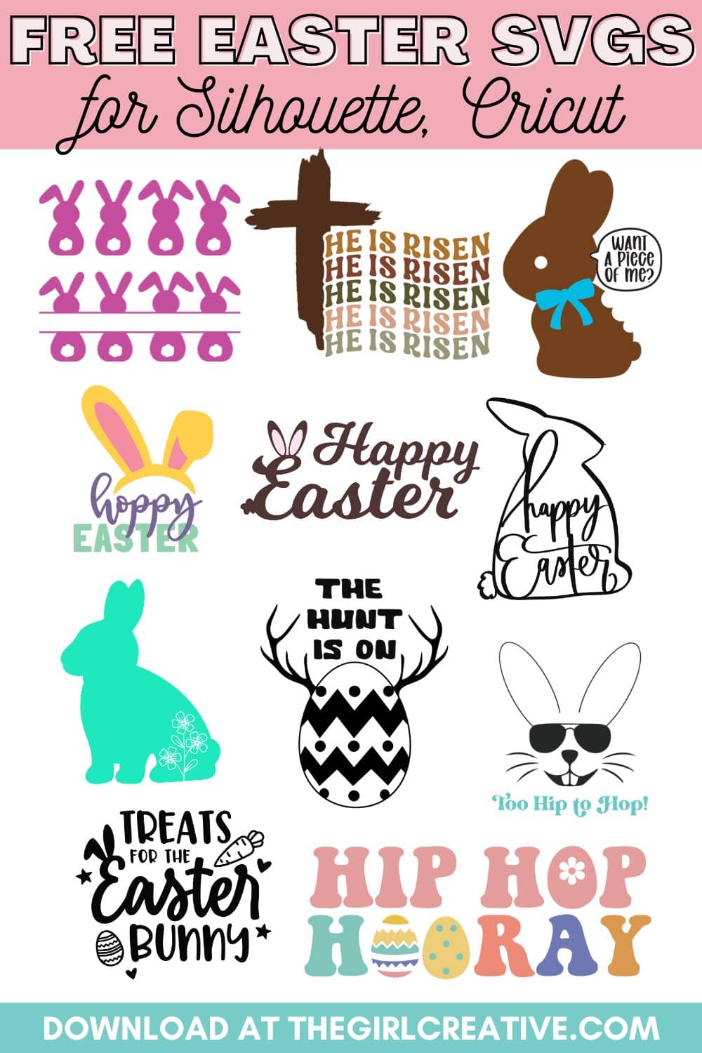 Free Easter SVG Files Collage Photo