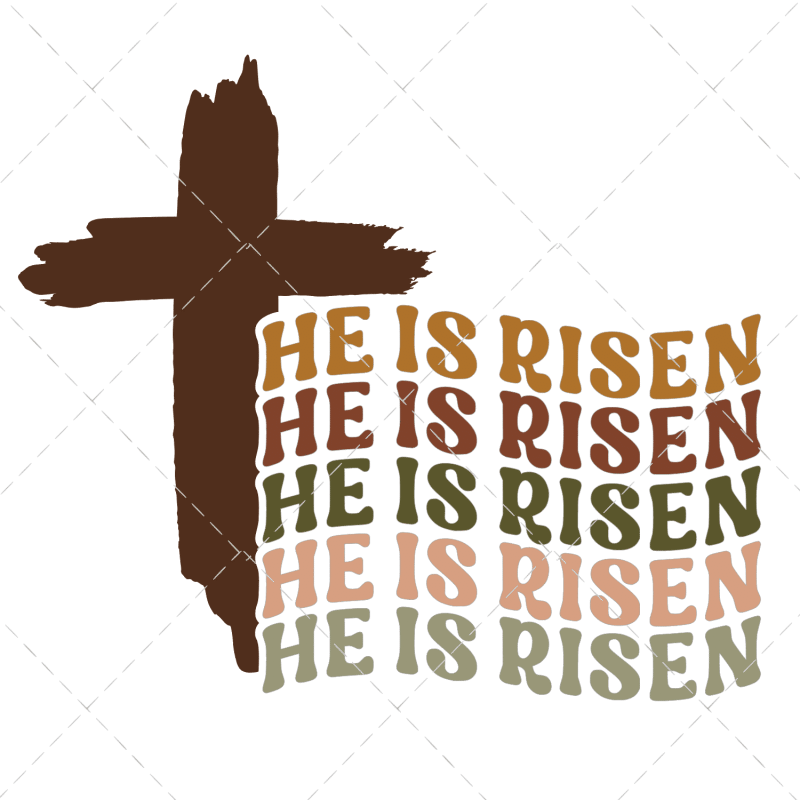 He is Risen Graphic with watermark
