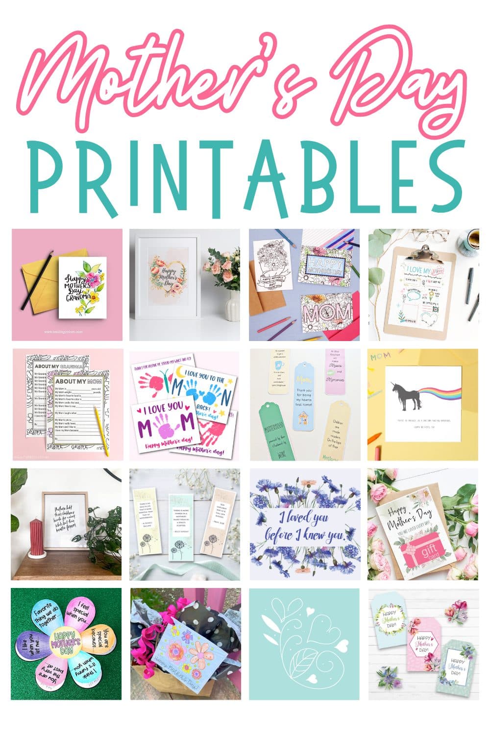 Printables for Mother's Day