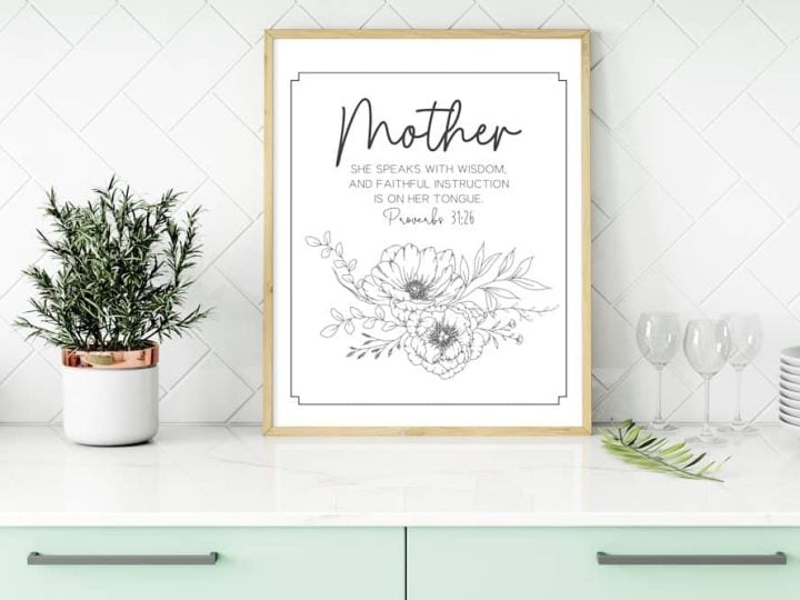 Mother Proverbs 31 26 MOCKUP