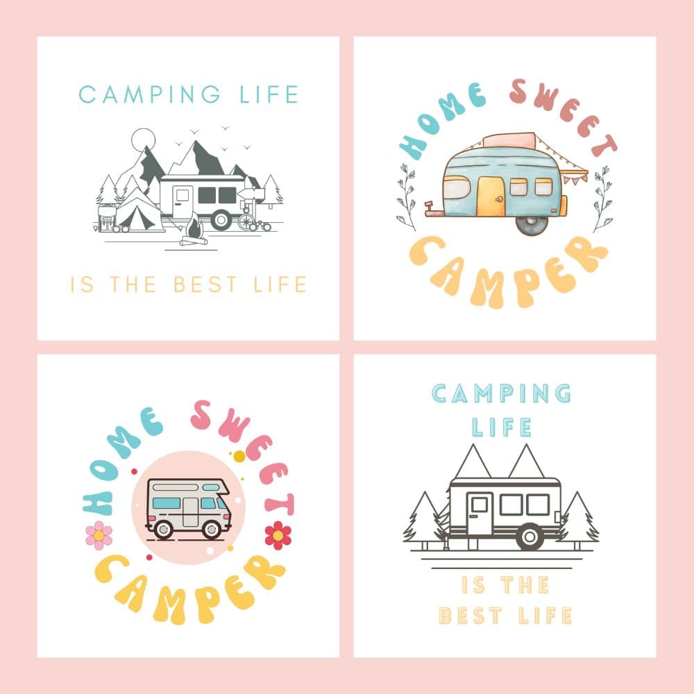 4 signs for your camper