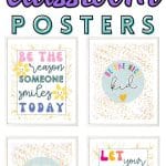 Classroom Posters that inspire kindness - Positive Quotes for Kids