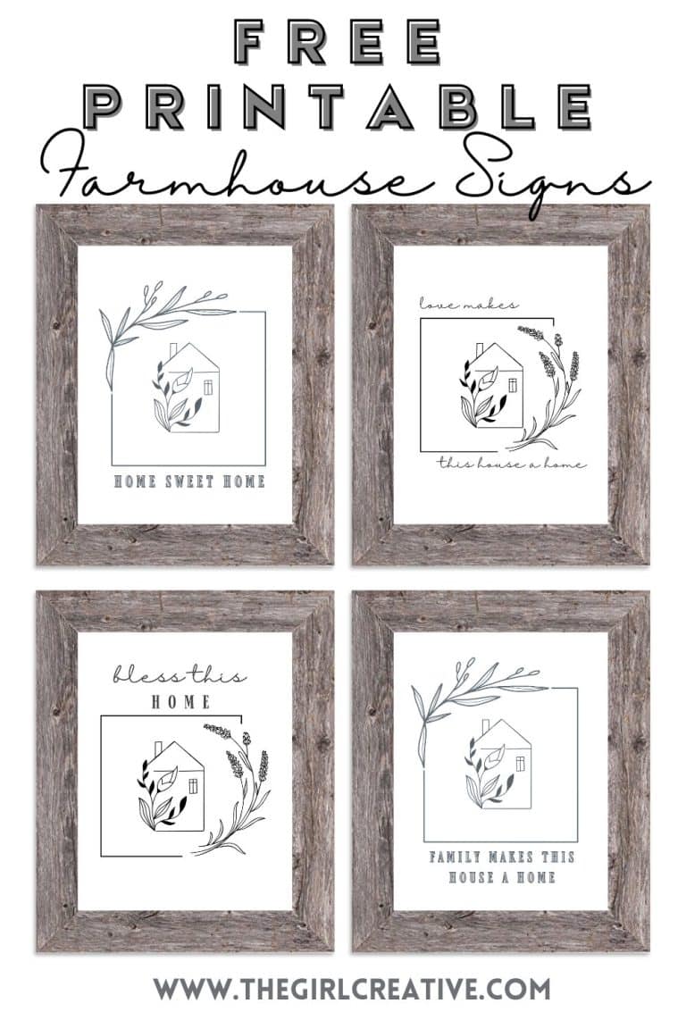 FREE PRINTABLES FOR HOME AND FAMILY - The Girl Creative