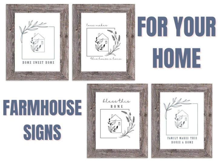 Free Printable Farmhouse Signs