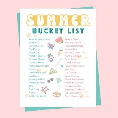 PLR Summer Bucket List Listing Image
