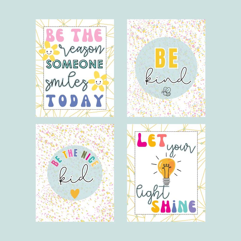 Positive Quotes for Kids – Classroom Posters - The Girl Creative