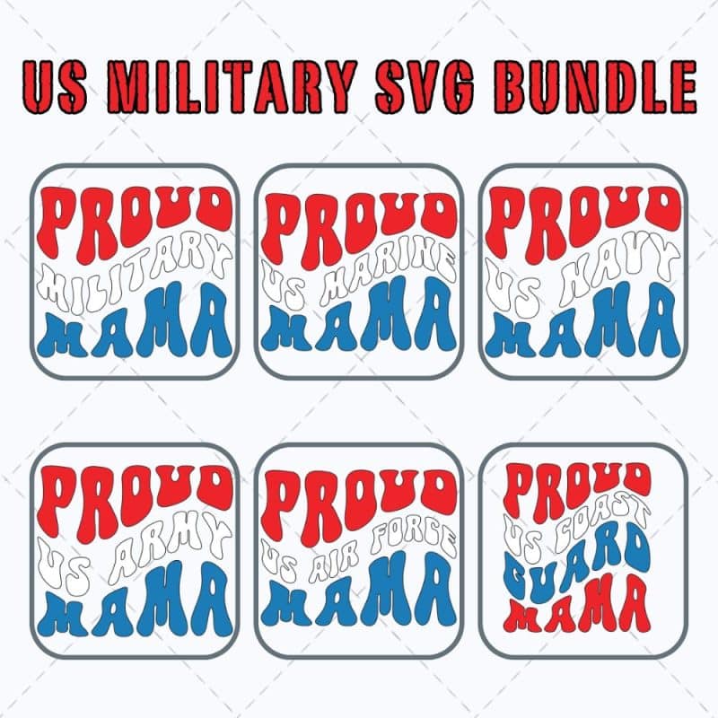 US MILITARY SVG BUNDLE