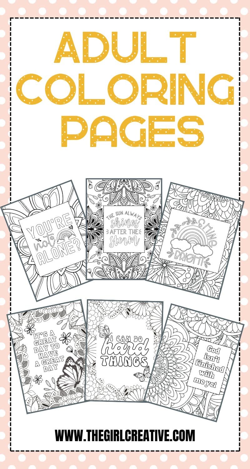 Adult Coloring Pages to Download and Print