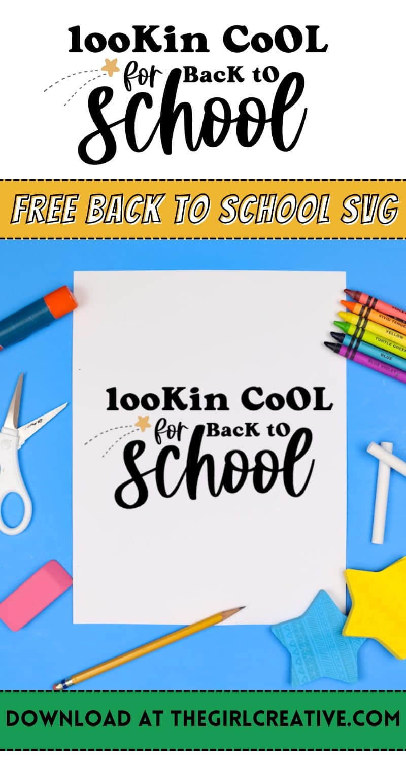 Lookin Cool for Back to School Sign