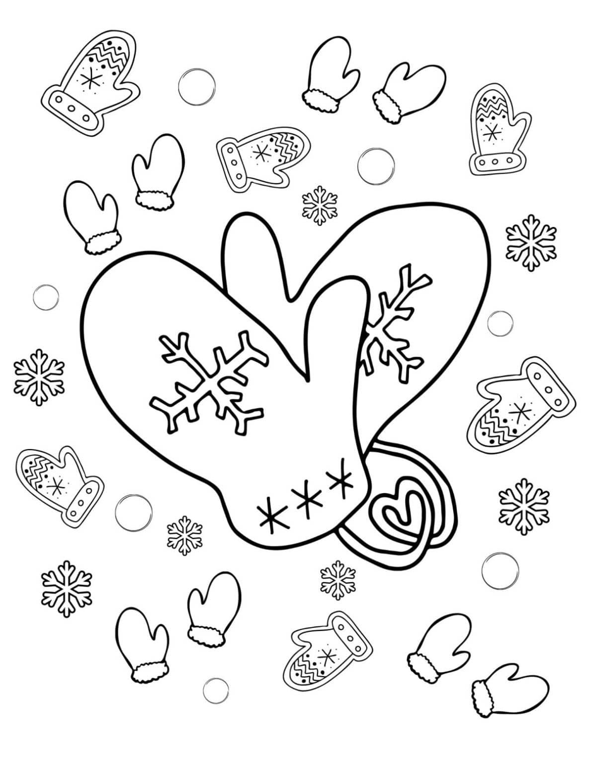 Free Printable Winter Coloring Pages That Kids of All Ages Will Enjoy ...