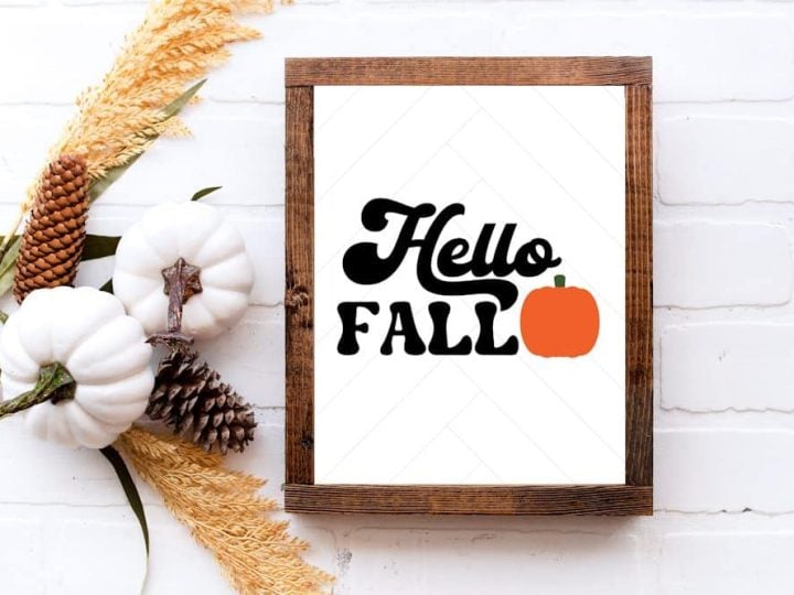 Hello Fall Mockup