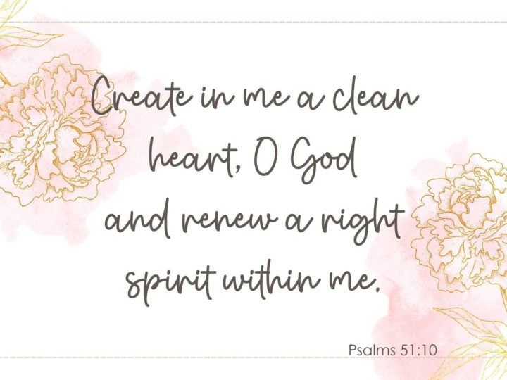 Psalms 51v10