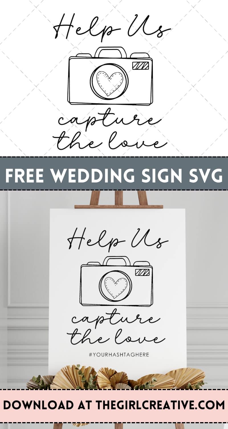 Free Wedding Sign SVG