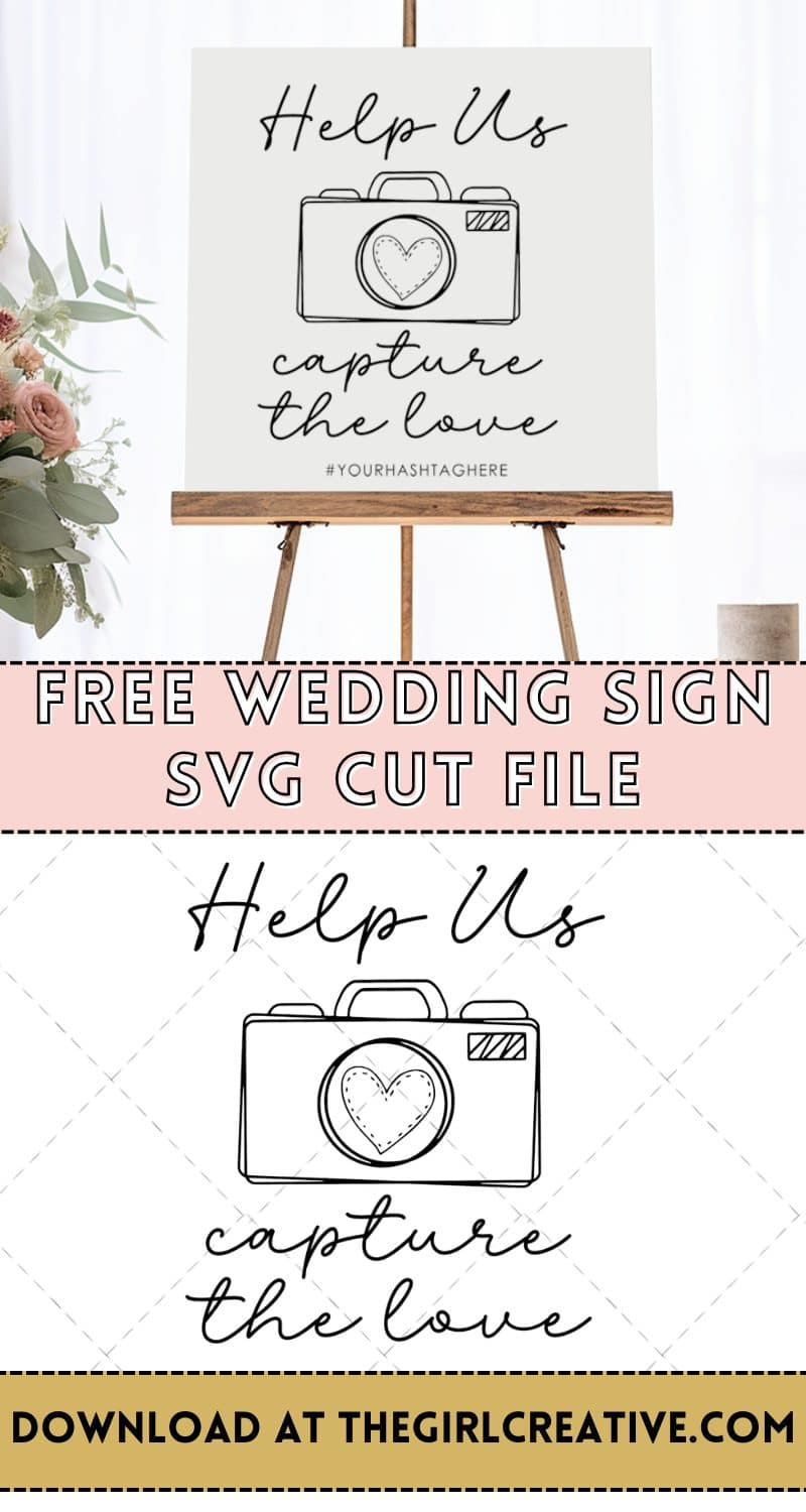 Help Us Capture the Love Wedding Photobooth Sign