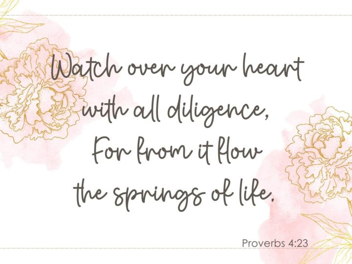 Proverbs 4v23