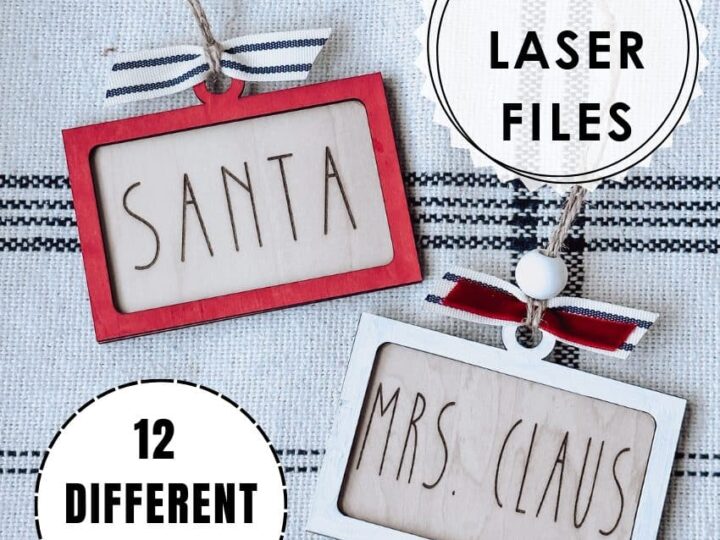 Easy DIY Farmhouse Christmas Ornaments