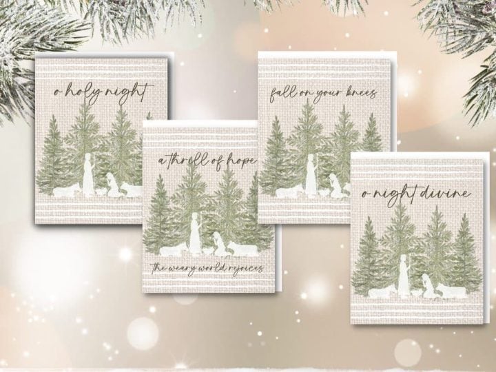 O Holy Night Printable Collection