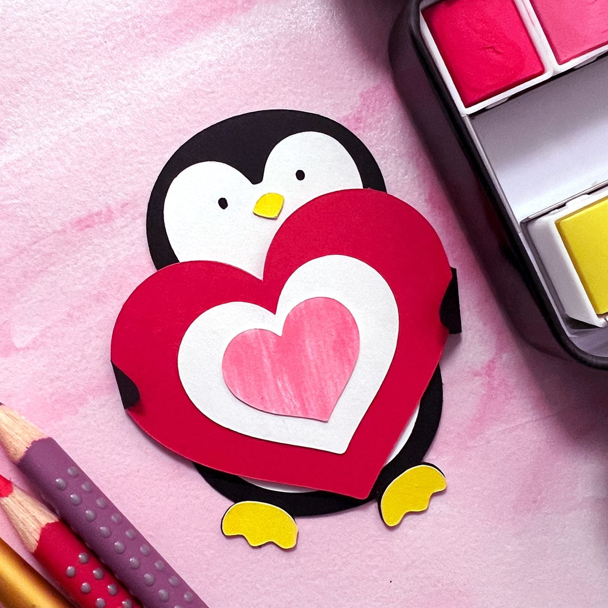 Cute penguin valentine Jen JGoodeDesigns