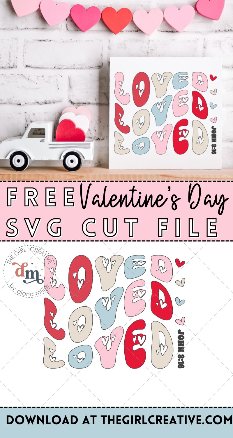 Free John 3 16 LOVED SVG File 1