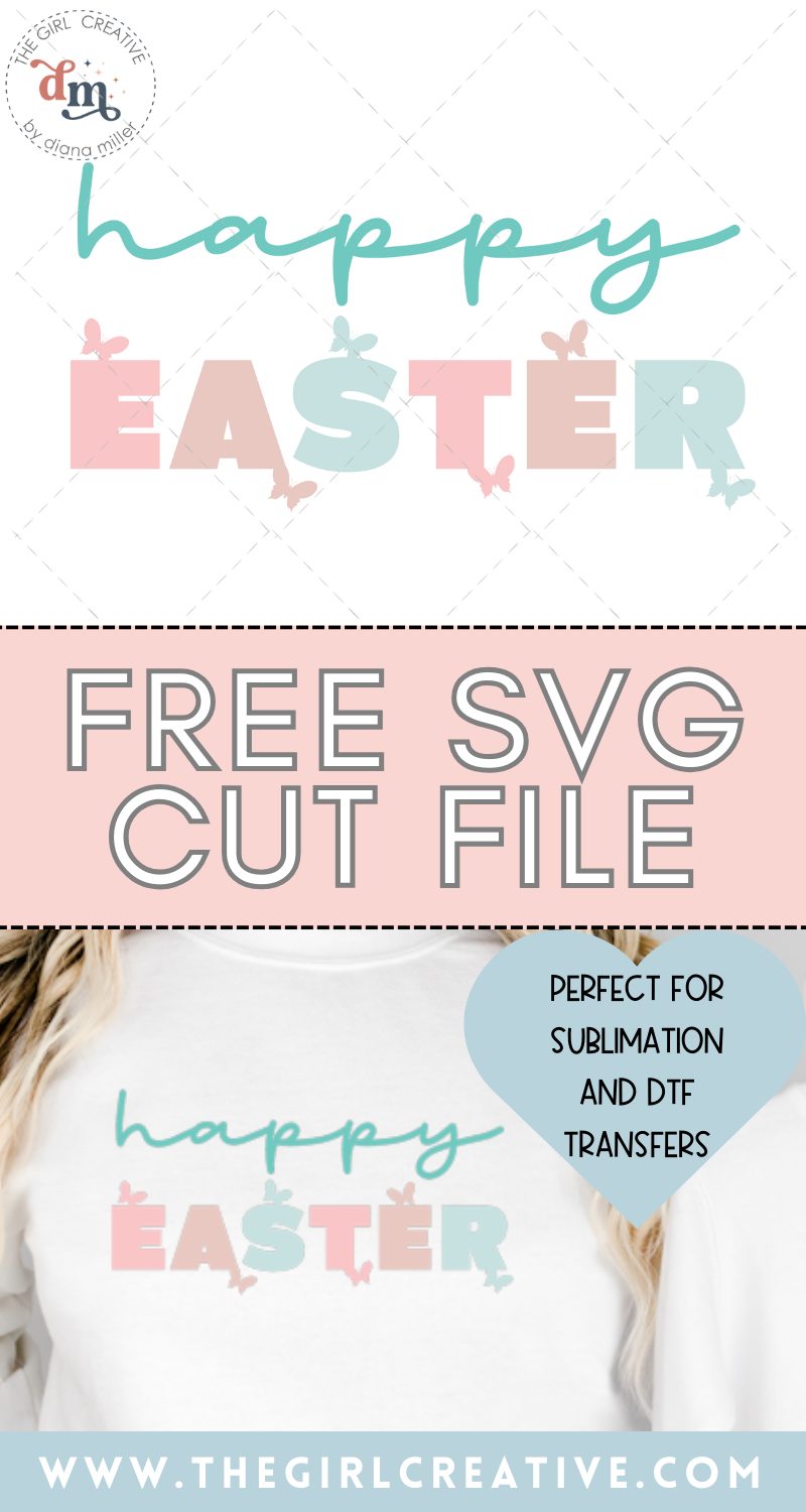 Free Happy Easter SVG Cut File