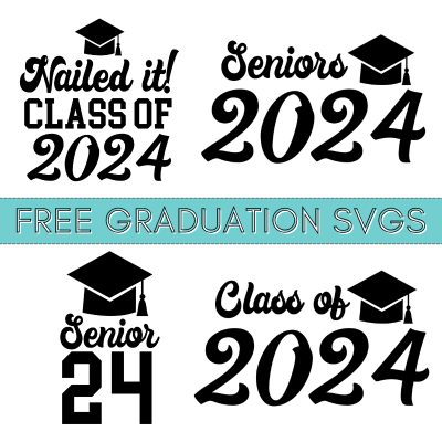 Free Graduation SVG Bundle for the Class of 2024