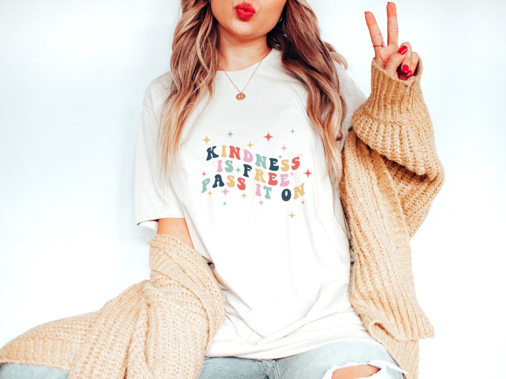 Kindness is Free Pass it On Free SVG File for World Kindness Day