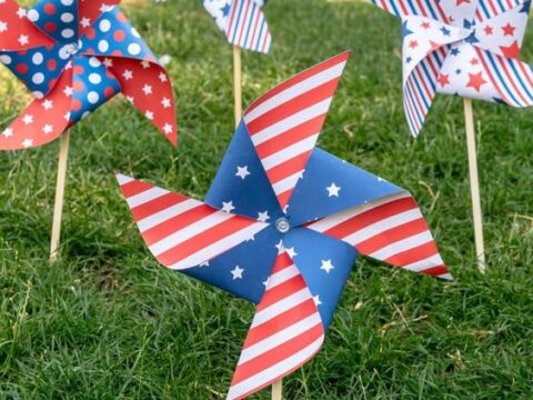 patriotic pinwheels