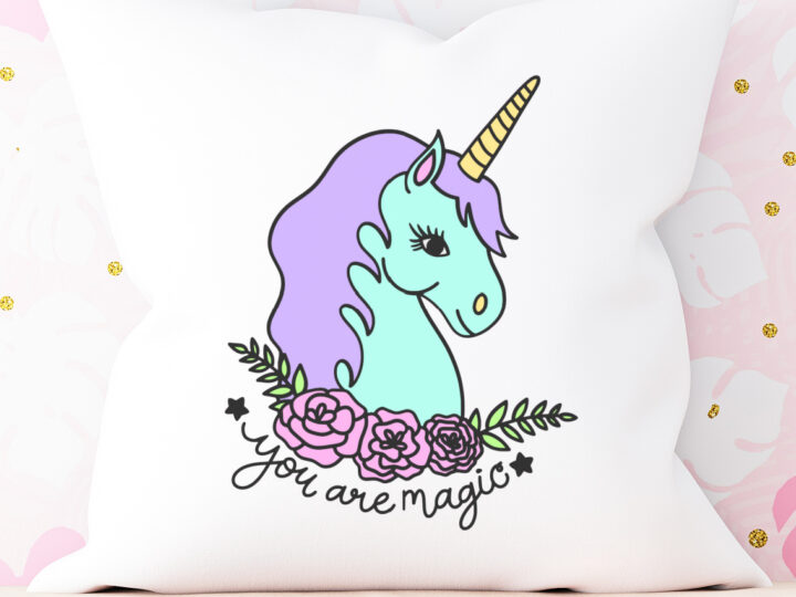 Crystal You Are Magic Unicorn SVG