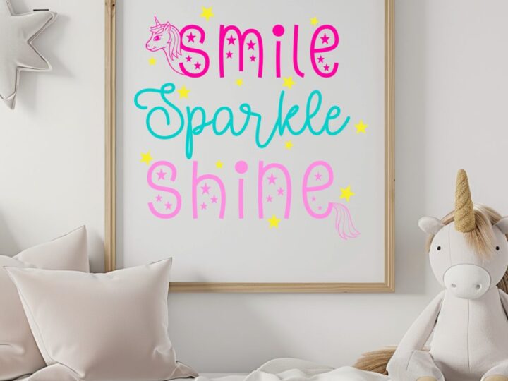 Smile sparkle shine mockup