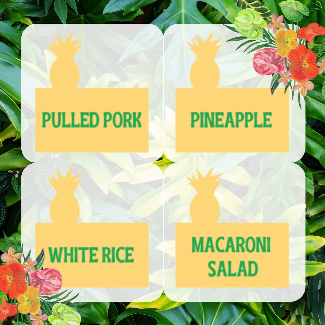 Shani pineapple placecards