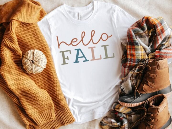 Hello Fall Shirt Design